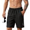 Men Athletic Shorts with Drawstring Waist Zipper Pockets Lightweight Breathable Quick Dry Sportswear for Training Running Gym Workout