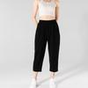 Women S Plus Size Straight Leg Thin 3 4 Length Casual Pants