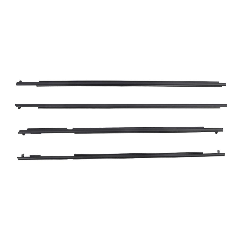 Door Belt Moulding Set 75711‑60072 Window Weatherstrip Sealing Belt for Land Cruiser Prado 150 Series 2010 to 2020