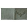 Zeus Vintage Green Leather Wallet for Men