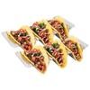Wavy Taco Stand Silver Mexican Food Rack Durable Stainless Steel Taco Holder  Dinner Tables