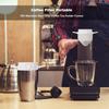 Coffee Filter Foldable Stainless Steel Drip Coffee Tea Holder Funnel  with Cleaning Brush Reusable Pour Over Coffee Dripper