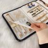 Travel Jewelry Storage Bags Roll Foldable Jewellry Organizer Case for Rings Necklaces Portable Jewellery Packaging Holder Box