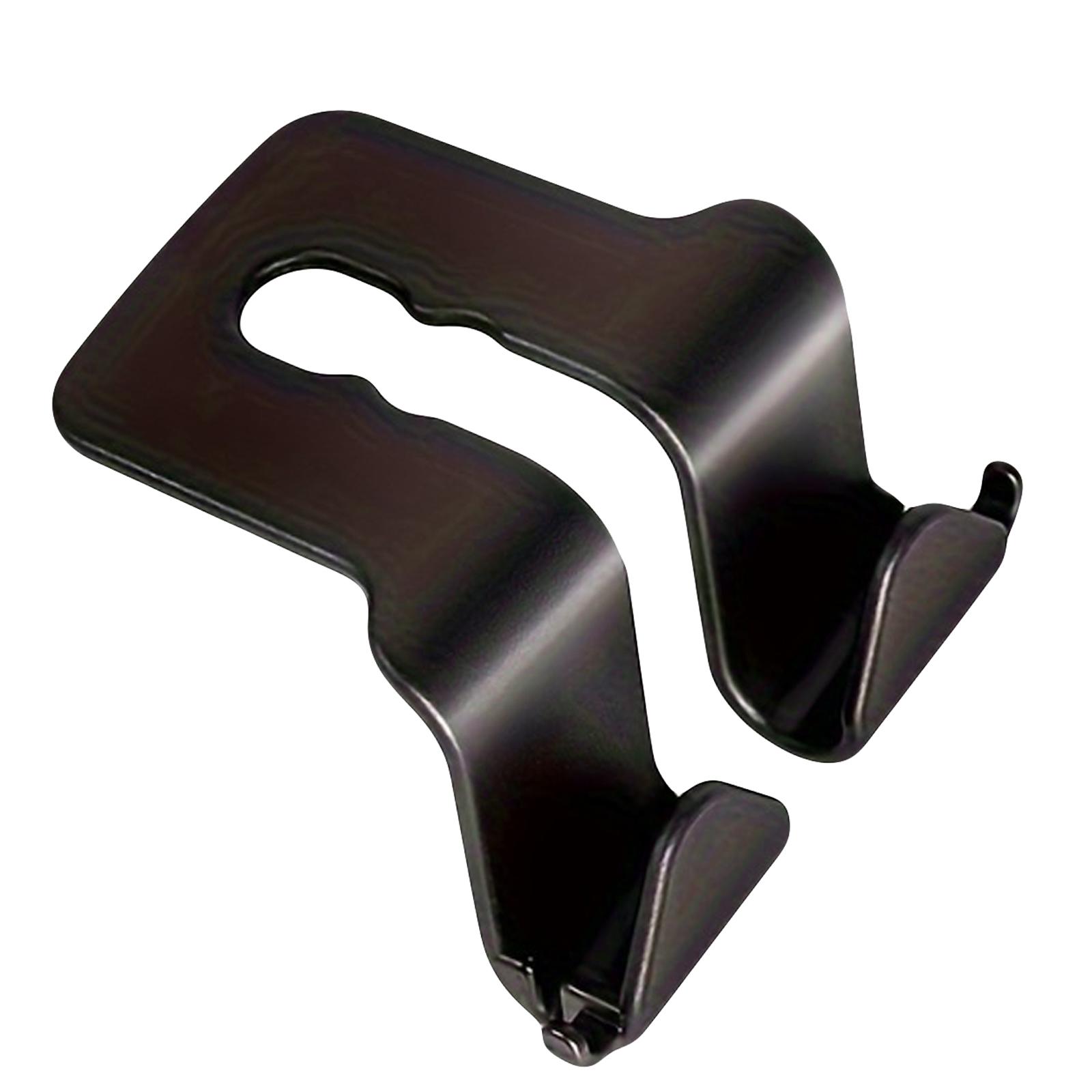 

2 шт. Универсальный многофункциональный набор крючков на спинку автомобильного сиденья - Подходит для большинства транспортных средств - Материал PP - Батарея не требуется One Size чёрный