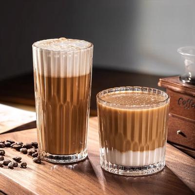Ice American Latte Coffee Cup Ins Wind Glass High Temperature Simple Water Cup Milk Cup Beverage Cup Juice Cup