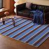 Retro Style Living Room Decoration Carpets Light Luxury Rugs for Bedroom Artistic Striped Bedside Rug Home Thicken Floor Mat