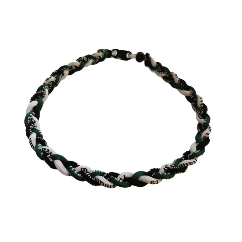 Braided Necklace Adjustable Sports Necklace Unique Charm Necklace Fashion Neck Jewelry Fabric Necklace for Man and Boys