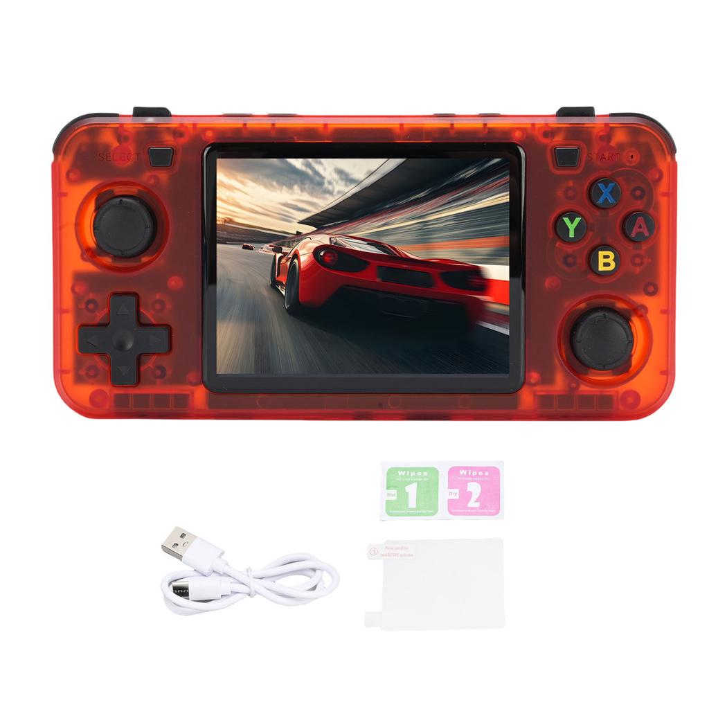 Handheld Game Console for Linux System 3.5 Inch HD Screen 64G Open Source Retro Game Console with Double Joysticks