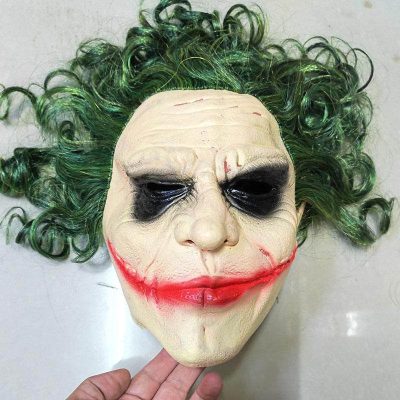 The Dark Knight Batman Joker Joker Latex mask hood cos Halloween