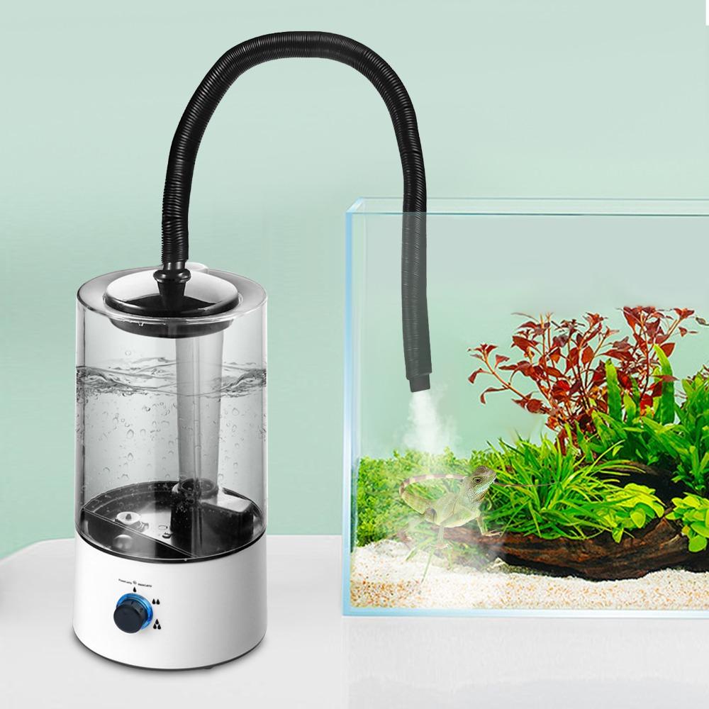 Reptile Humidifier 4L Pet Humidifier with Tube, Mist Humidifier for Pet Reptiles, Amphibians, Herps, Snakes and Turtles