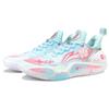 Li Ning Speed 9 Low top Basketball Shoes Men's Blue Pink ABPT001-6(Team173-LD)