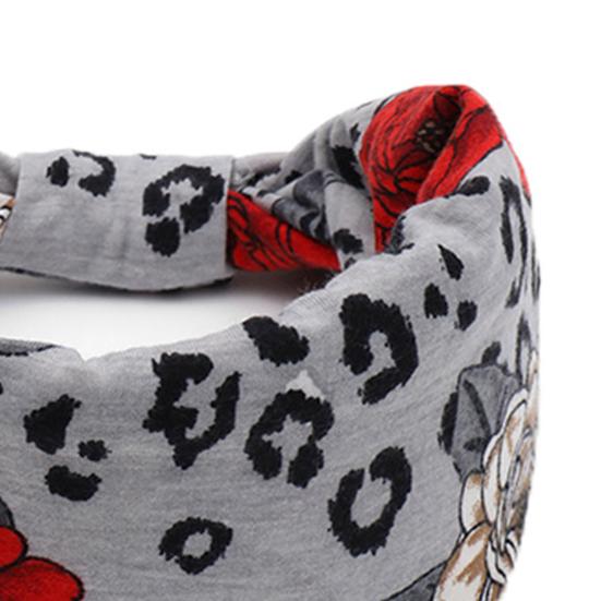 Wide Headband Sweat Absorbing Terry Ring Non Slip Elastic Hairband Boho Style Turban Head Scarf Fashion Accessory