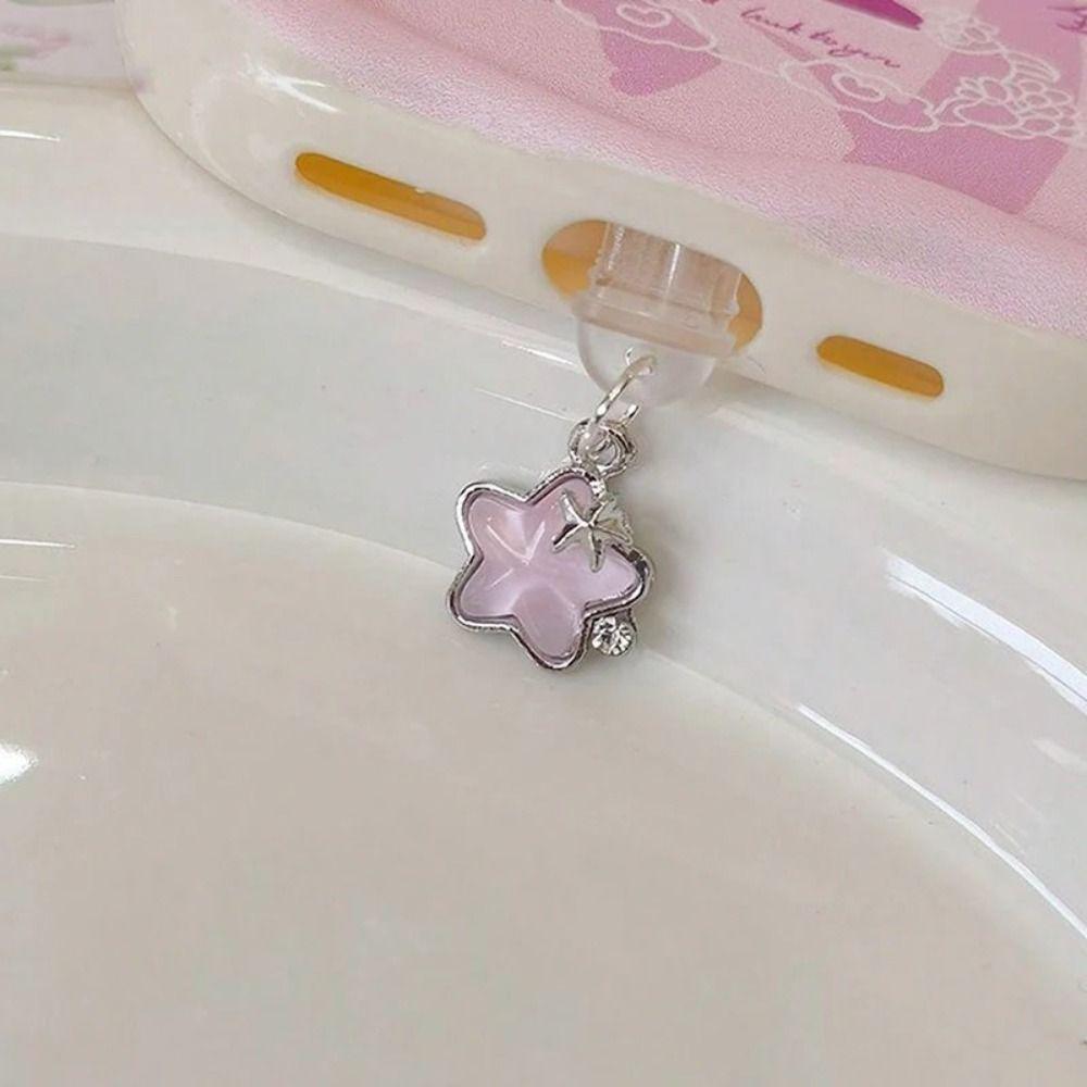 Anti-Verlust Handy Staubschutzstöpsel Silikon Ladeanschluss Schutzkappe für iPhone, Alle USB C Anschlüsse