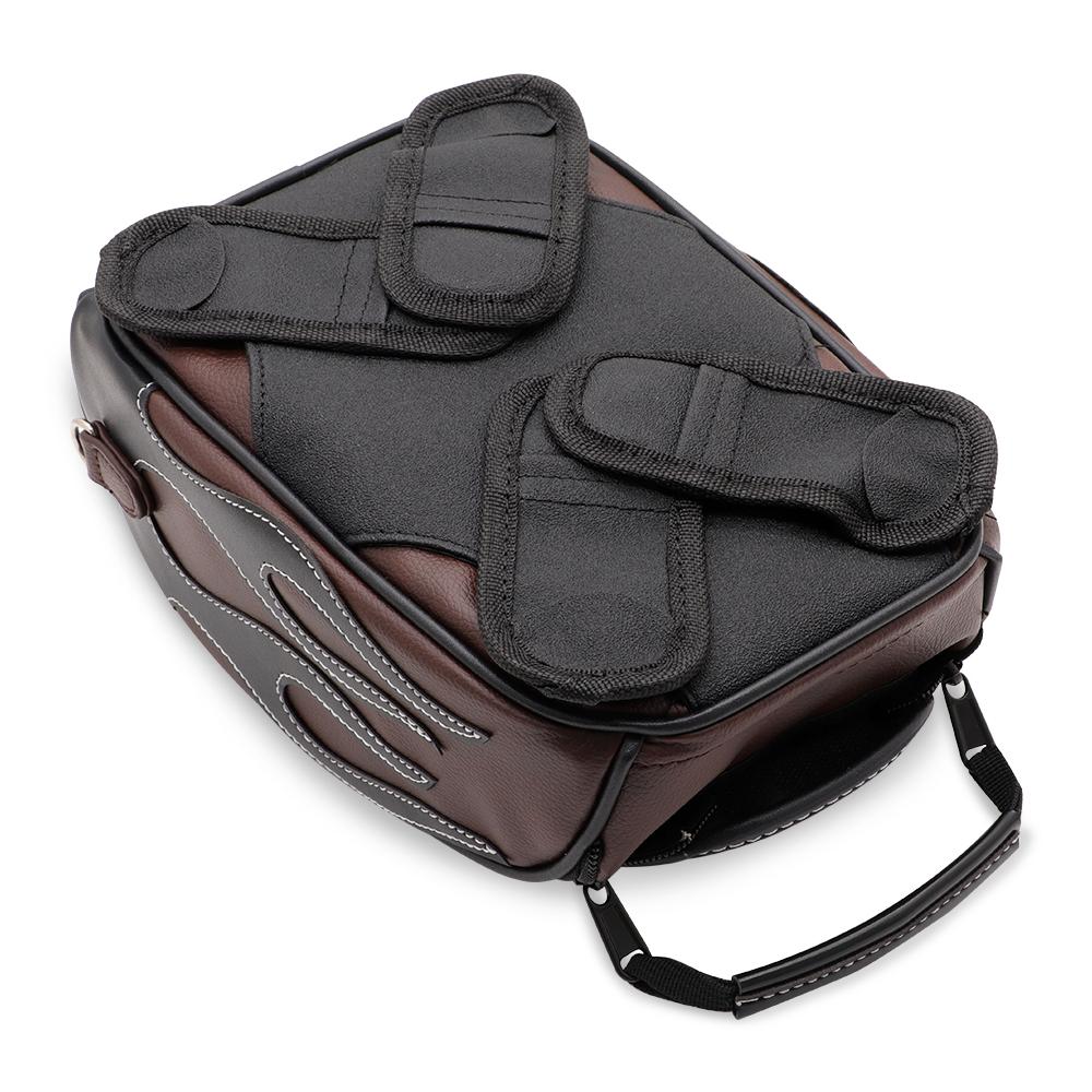 Motorcycle PU Leather Waterproof Oil Fuel Tank Magnetic Travel Bag for Honda CM500 Yamaha Suzuki Harley Sportster BMW