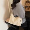 Nylon Shoulder Bag Women Casual Everyday Tote Bag with Zipper Pockets and Adjustable Strap