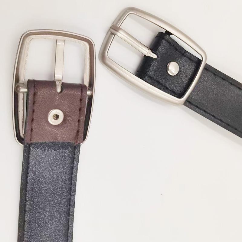 Clothing Matches with Women's Pin Buckle Belt Simple and Versatile Jeans Dress Suit Pants Decorative Belt