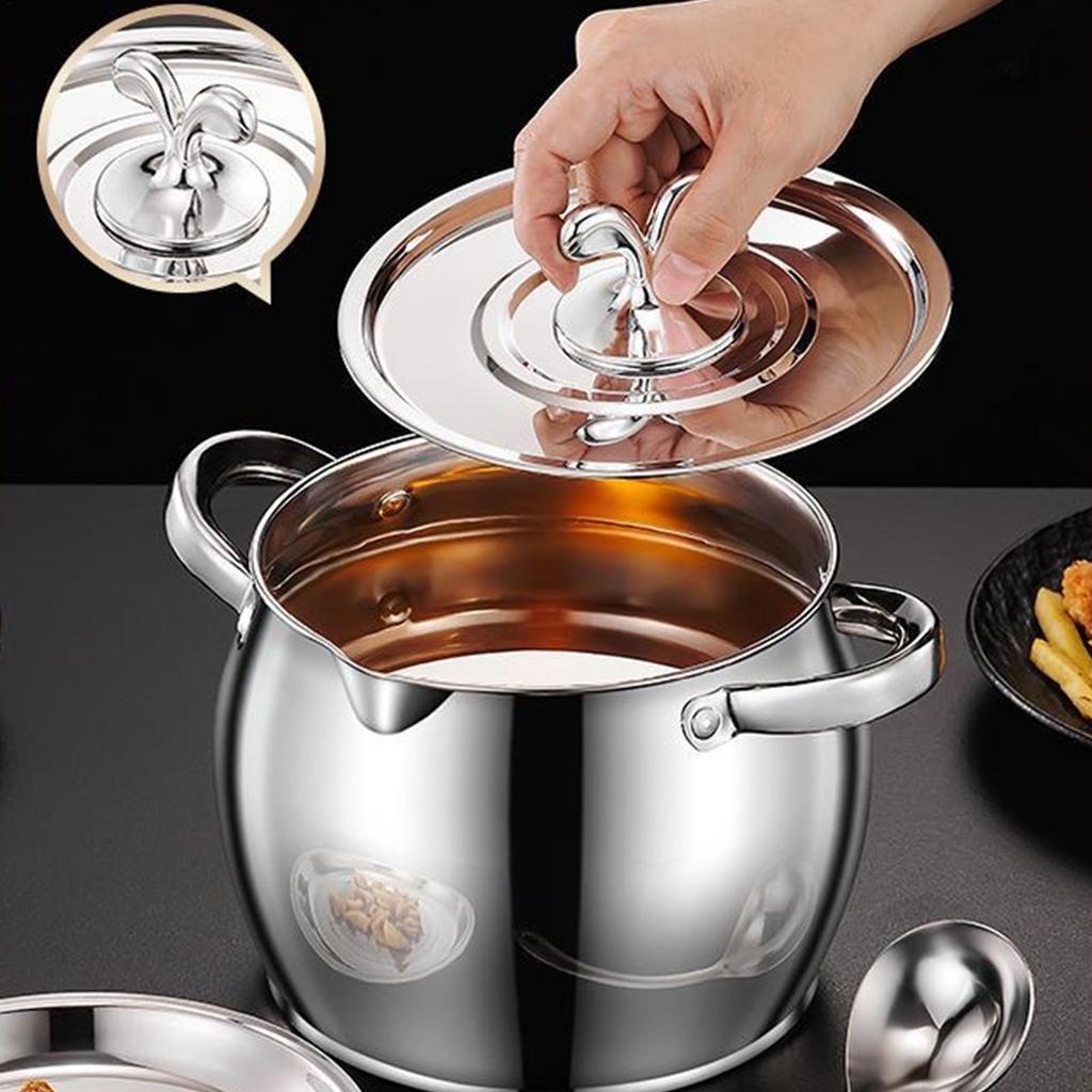 Stainless Steel Fat Storage Canisters Bacon Grease Container Grease Jar with Strainer Lid for Kitchen Cooking Baking Holiday