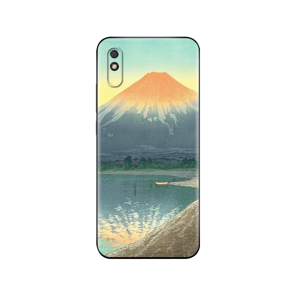 

Black tpu Case For Xiaomi Redmi 7A 8 8A 9 9A 9C Case Redmi Note 8T 8 Pro T Note 9 9S 9 Pro Case Japanese style Art Redmi Note 9 Pro