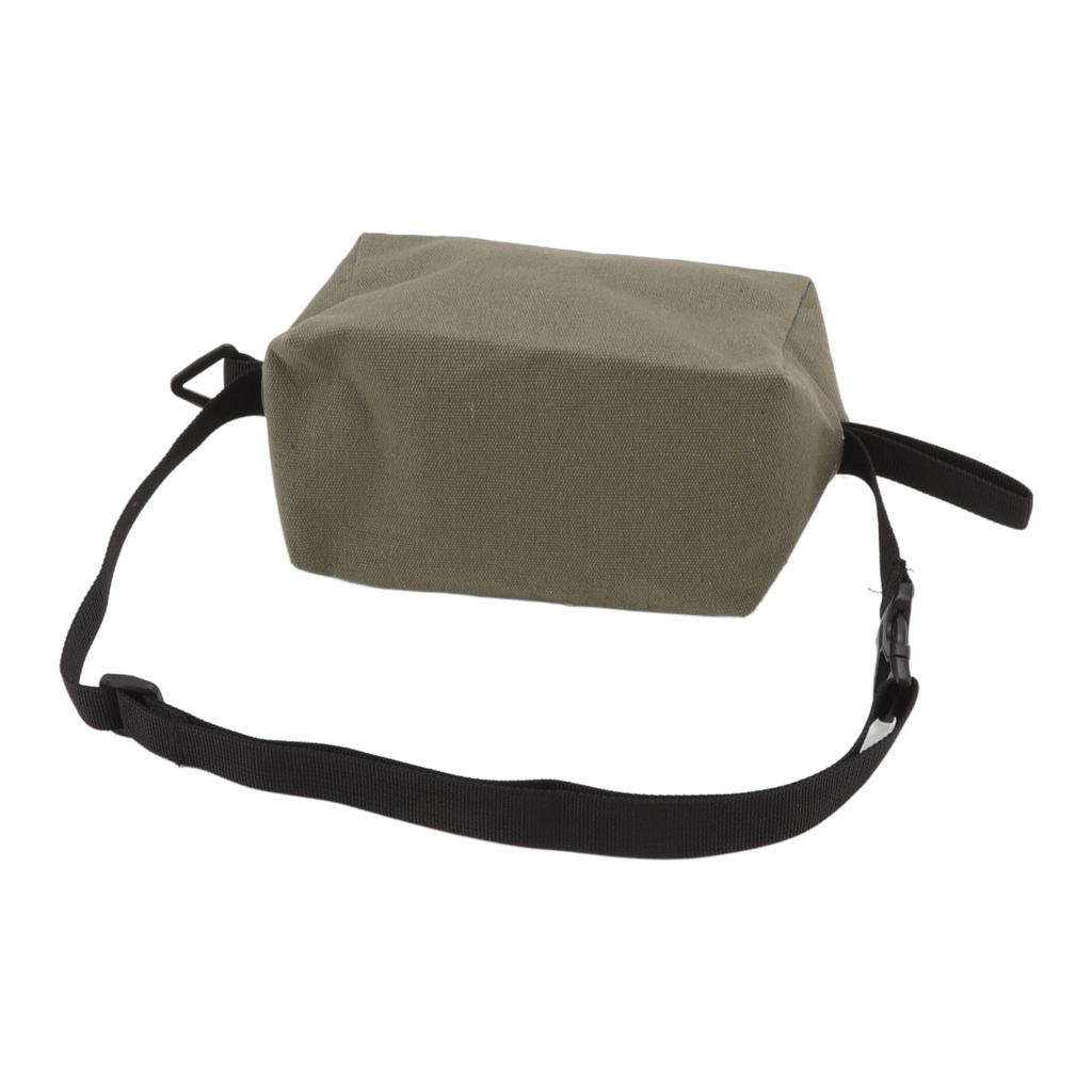 Outdoor Camping Taschentuchspenderbox Canvas Toilettenpapierhalter Serviettenpapieretui für Zelt Haus Büro OD Grün
