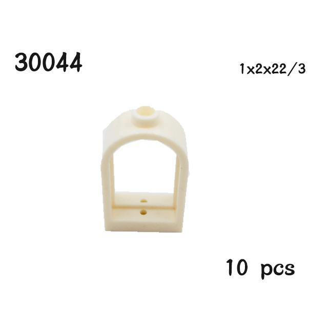 

Building Blocks City Parts 1x2x2 2/3 Window 10PCS Compatible with 30046 30044 MOC House Bricks Street View Accessories
