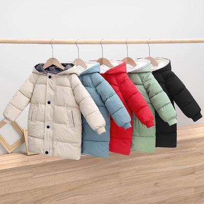 Giacca Invernale Media Lunghezza in Cotone Piumino per Bambini - Cappotto alla Moda per Bambini e Bambine