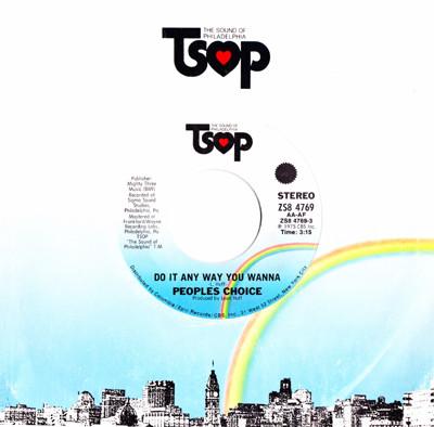 

7inch Record PEOPLE S CHOICE - Do It Any Way You Wanna ZS84769 TSOP 1975 US Soul/Funk Used