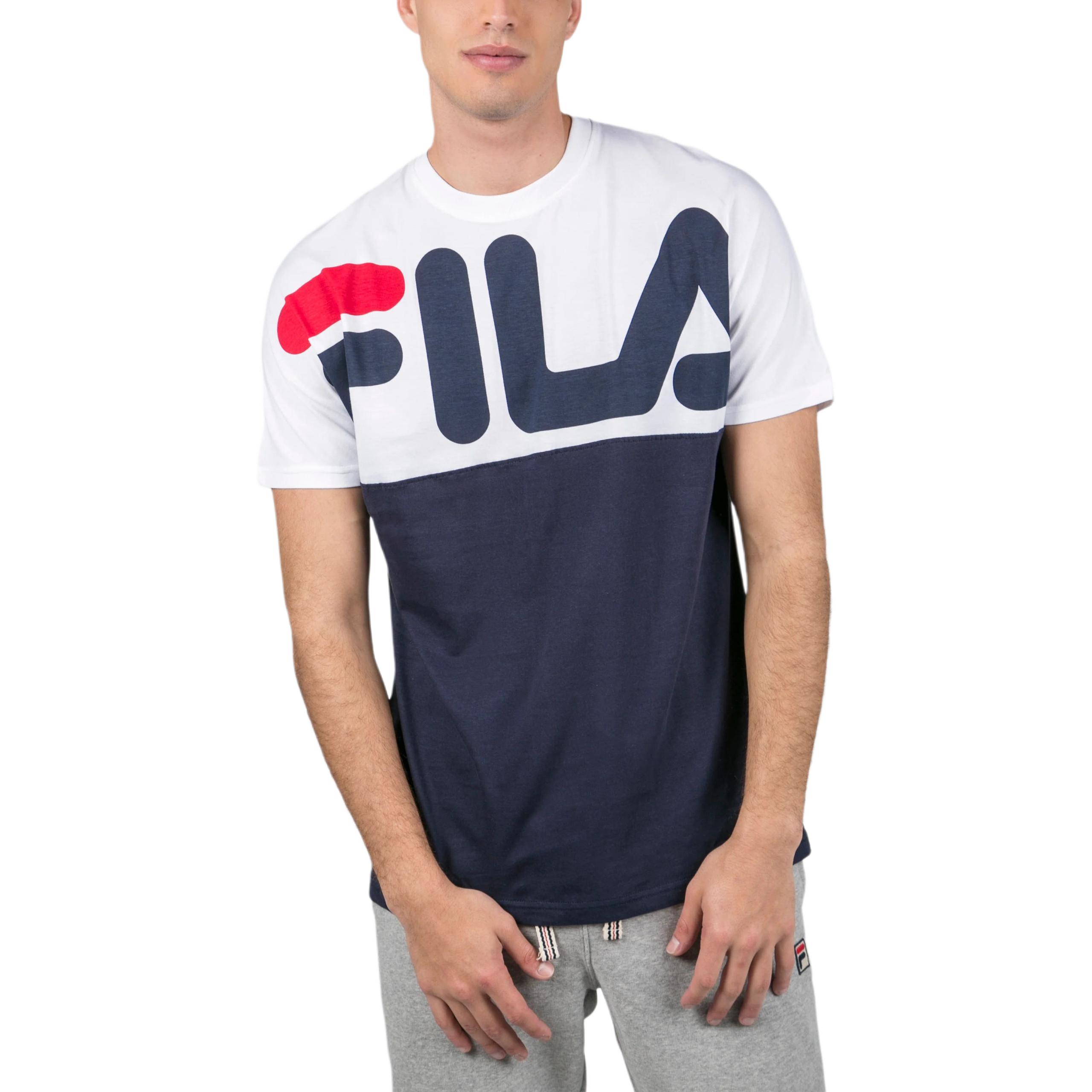 

Fila Мужская футболка с коротким рукавом из хлопка с логотипом Lenox LM181L33-410 S