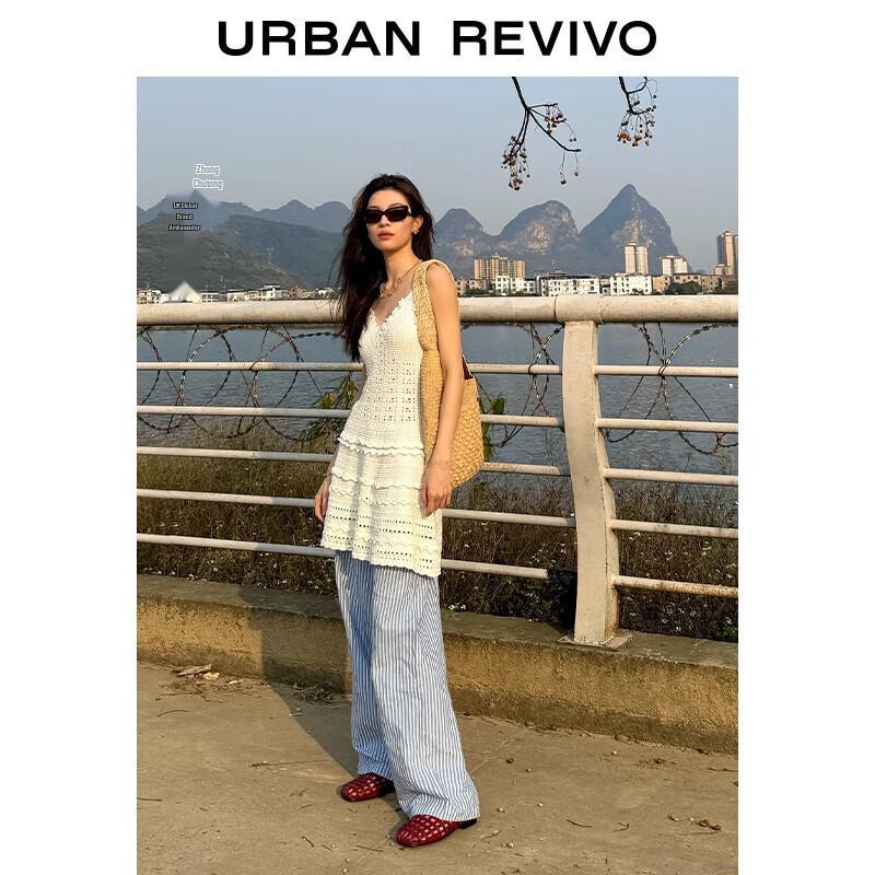 

Женские повседневные полосатые брюки палаццо M