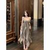 Pure Desire Green Casual Dress With Knit Fabric For Summer Chic Women