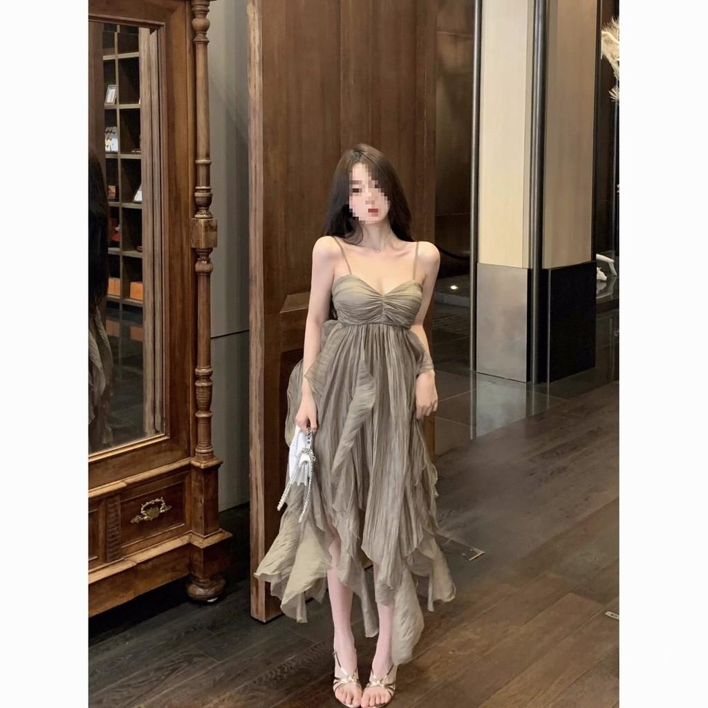 Pure Desire Green Casual Dress With Knit Fabric For Summer Chic Women