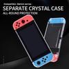 Transparent Protective Case with Scratch Protection for Handheld Game Console Clear Hard Cover for Switch