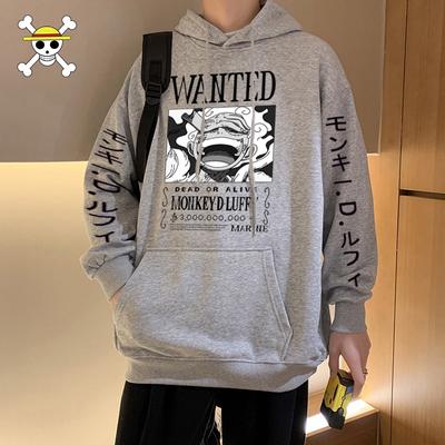Neueste Anime One Piece Hoodies Gear 5 Luffy Sun God Kapuzenpullover Heiße Harajuku bedruckte Sweatshirts Lässige Unisex-Kleidung