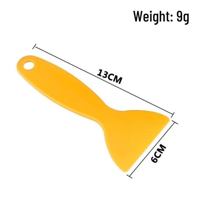 Multipurpose Plastic Scraper & Spatula Tool for Car Film, Lottery, Janitorial, and Cleaning.