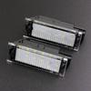 LED License Plate Light Lamp For Renault Megane Trafic Twingo Twizy Vel Satis