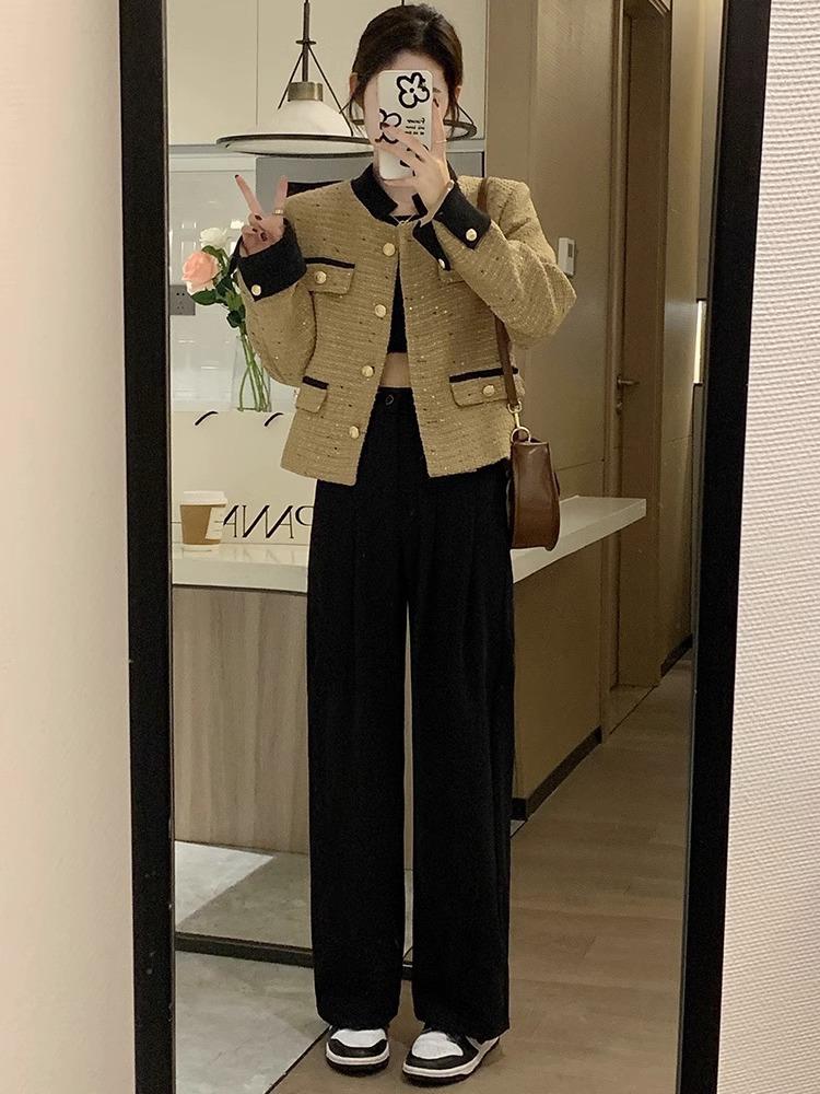 French Temperament Socialite Xiaoxiangfeng Jacket Women's Clothing Autumn and Winter High-end Small Short Casual Versatile Top