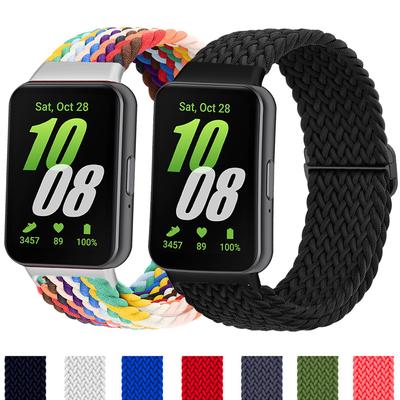 Braided Solo Loop Strap for Samsung Galaxy Fit 3 Accessories Adjustable Sport Nylon Replacement Correa Bracelet Galaxy Fit3 Band