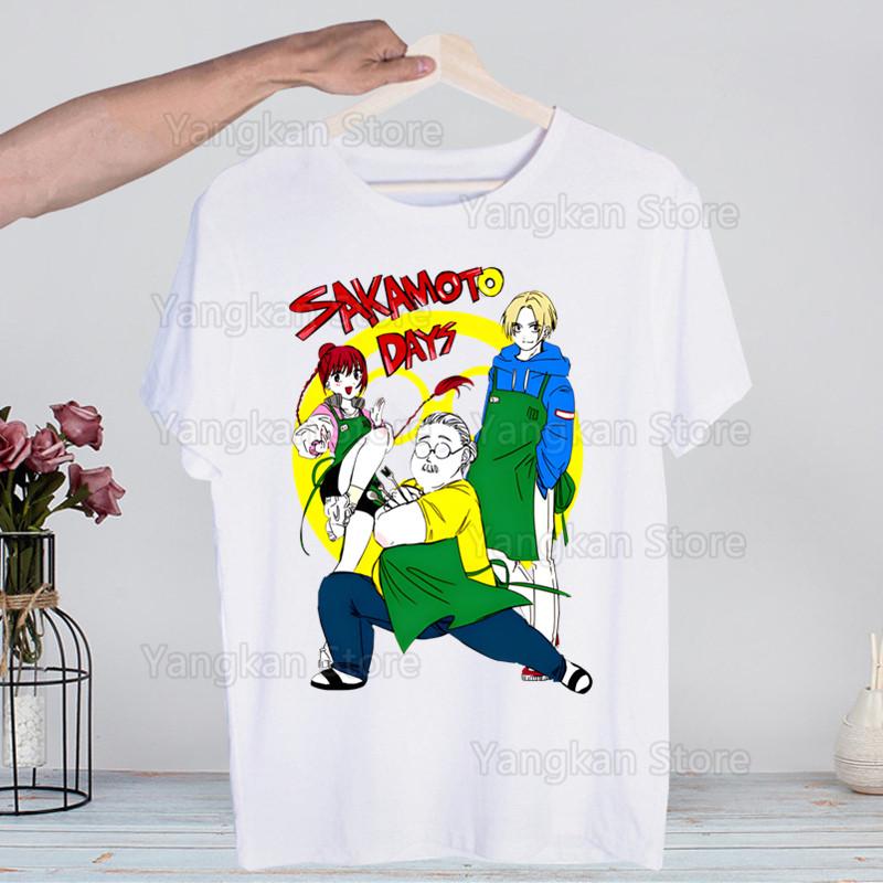 Sakamoto Days T Shirt Men Shirts Quality Summer Top Tshirts Short Sleeves Tees T-Shirt