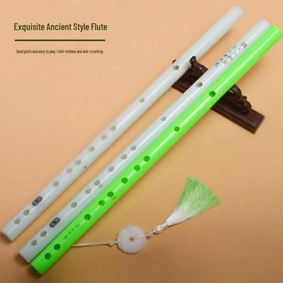 Professional Grade Drop-Resistant Imitation Jade Flute, Crack-Resistant, Adult & Student Performance, F Key