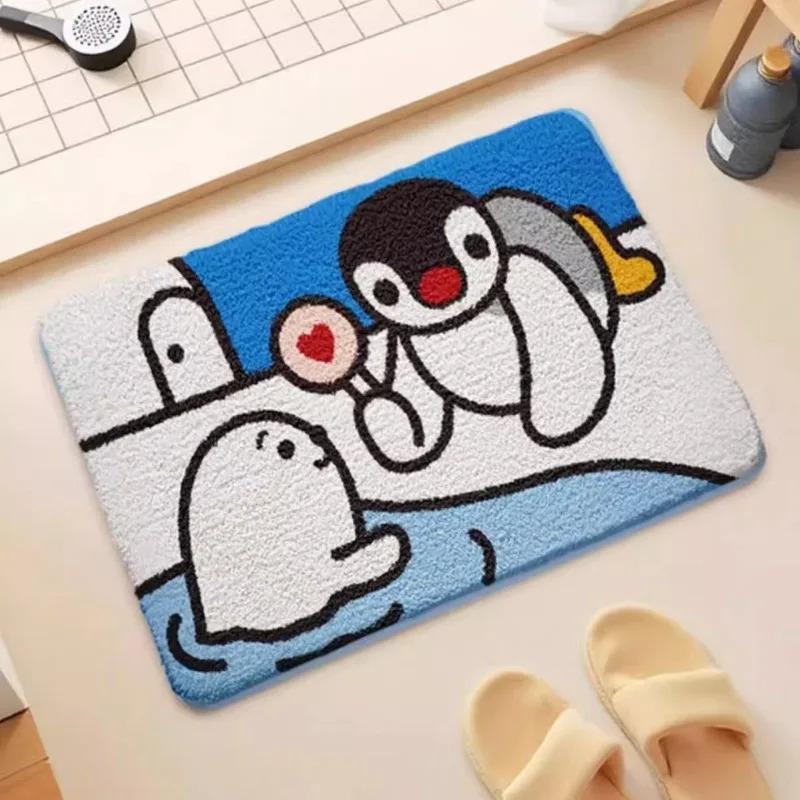Cute Cartoon Carpet Indoor Outdoor Door Mat Bathroom Water Suction Door Mat Living Room Bedroom Decorative Mat