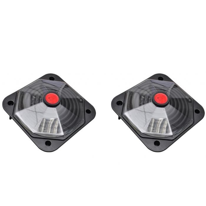 Chauffage solaire pour piscine - Vidaxl - Lot de 2 - 735 W - Noir