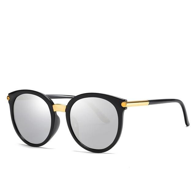 

Круглые винтажные солнцезащитные очки для женщин и мужчин, модные зеркальные солнцезащитные очки, женские очки в стиле ретро, ​​очки Óculos De Sol Uv400