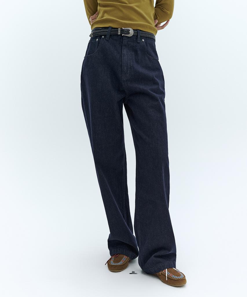 CITYBREEZE Curved Denim Pants_Indigo