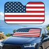 American Flag Sun Visor Sun Visor Car Windshield Sunshade UV Protection Reflective Foldable Heat Insulation Cover