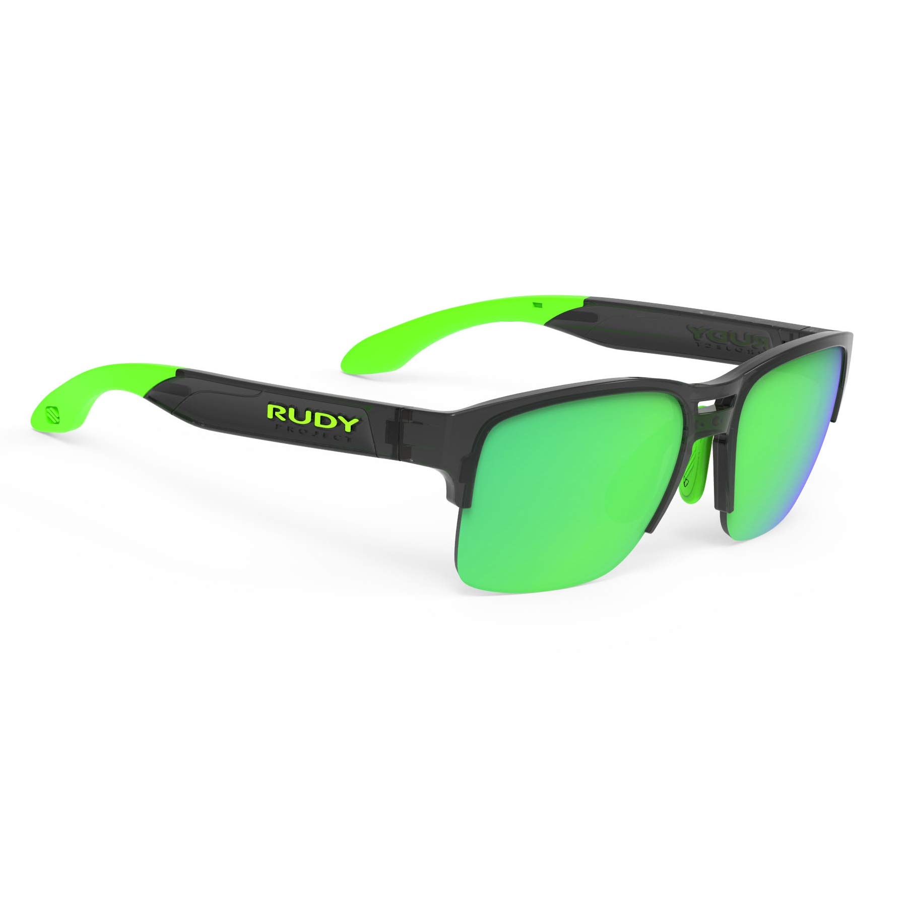 

RUDYPROJECT Sports Sunglasses SPINAIR 57 Crystal Graphite Frame with Polar 3 FX HDR Multi Laser Green Lenses (SP576195-0000)