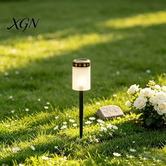 Memorial Remembrance Light Solar Powered for Cemetery Graves, IPX4 Waterproof Lamp with Graves Lights Stake, Decoration Outdoor Garden Lawn