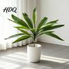 Pink And Purple Faux Flowers Large Realistic Artificial Fern Dragon's Blood Tree Plants with Green Foliage UV-resistant Ferns UV Resistant
