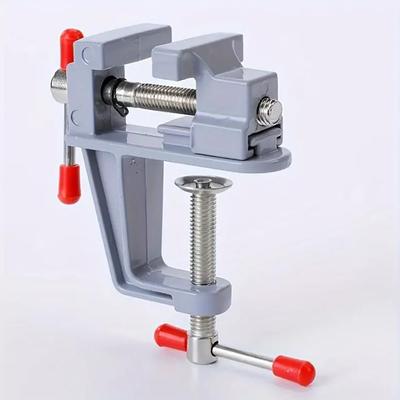 Mini Generic Bench Vise Muliti-Funcational 3.5" Aluminum Miniature Small Jewelers Hobby Clamp On Table Flat Pliers Tool Vice