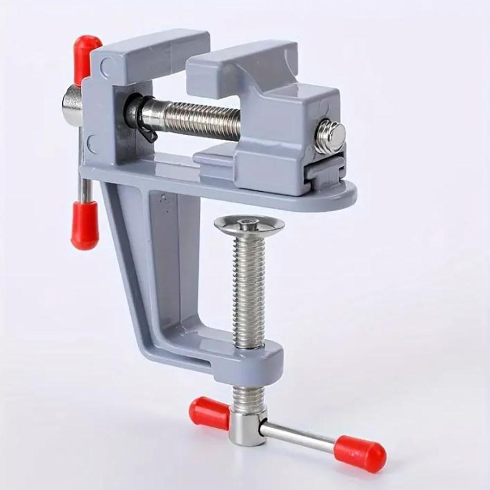 Mini Generic Bench Vise Muliti-Funcational 3.5&quot Aluminum Miniature Small Jewelers Hobby Clamp On Table Flat Pliers Tool Vice