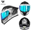 Cross-border DOT Certified Full Face Motorcycle Helmet for Men and Women, Trendy Four Seasons Riding Gear