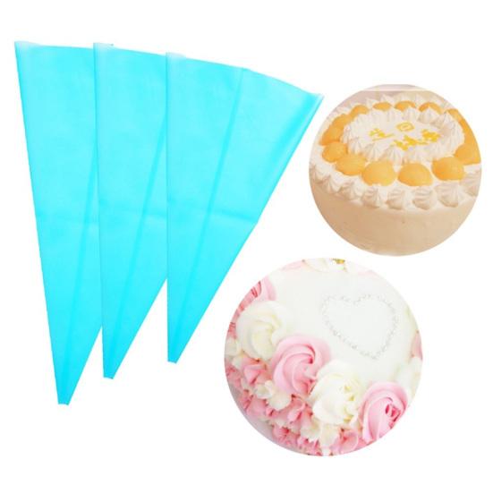 4Pcs Reusable Cream Pastry Silicone Icing Piping DIY Bag Nozzle Cake Baking